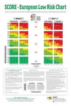 Cardiovascular Risk Score Chart